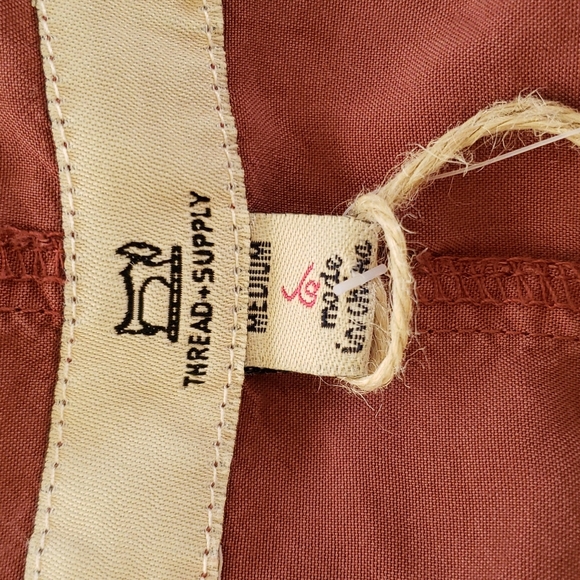 NWT Thread & Supply Tie Front Top Size M - Picture 5 of 12